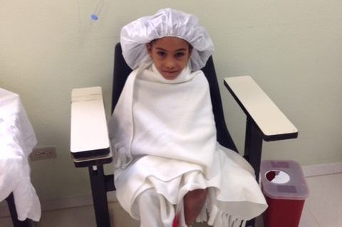 Patient waiting in pre-op for surgery in Dominican Republic